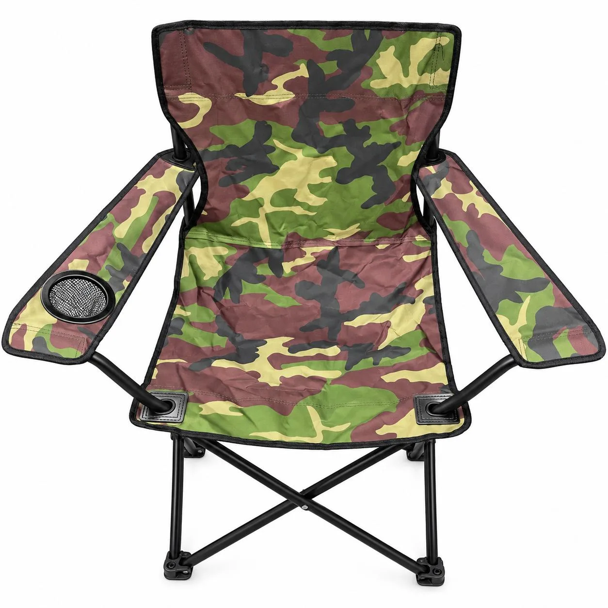 PORATABLE FOLDING CAMOFLAGE CHAIR FOR OUTDOOR
