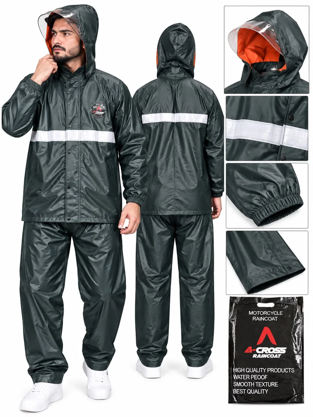 RAIN SUIT A-CROSS FOR MENS image 2