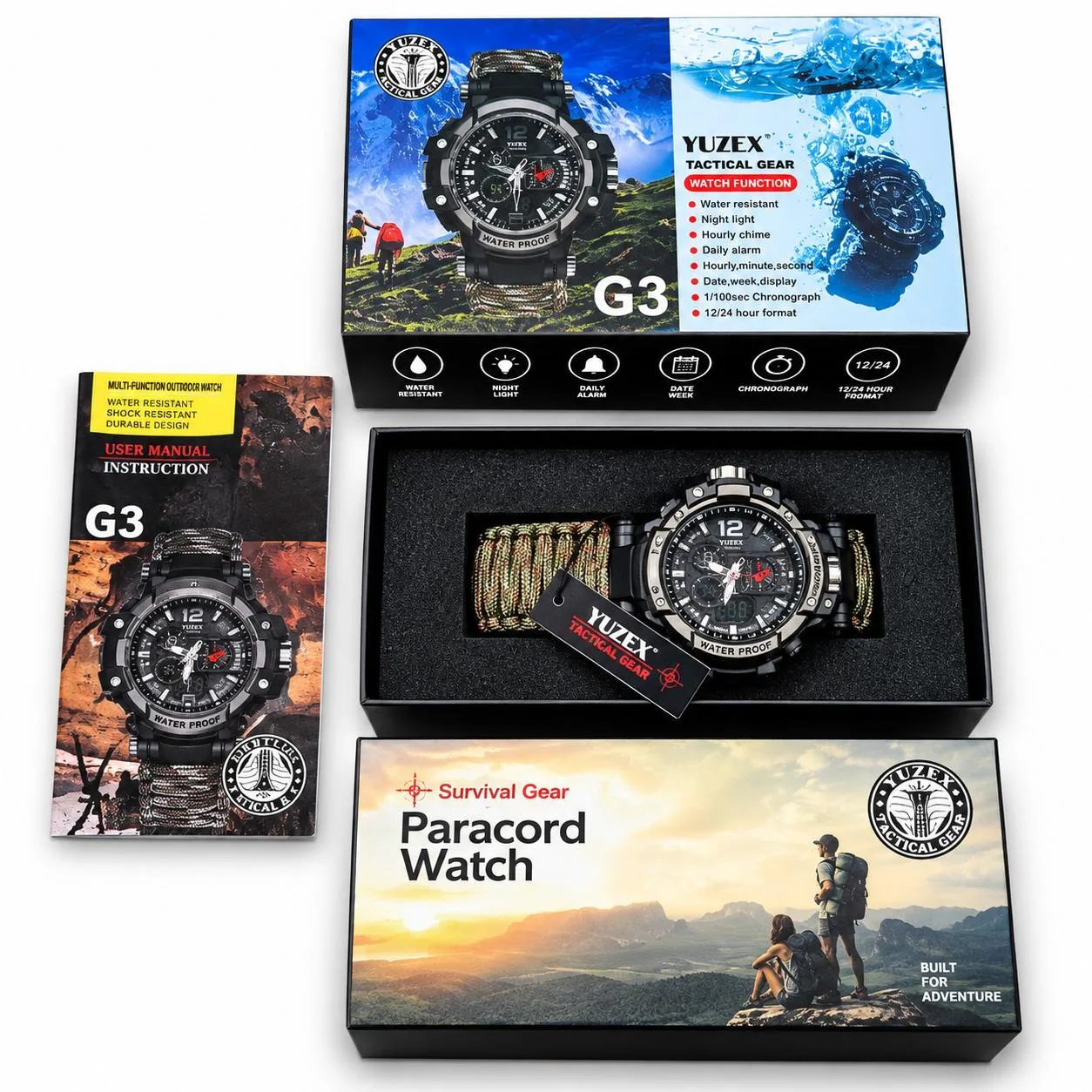 MENS SPORTS TACTICAL WATCH