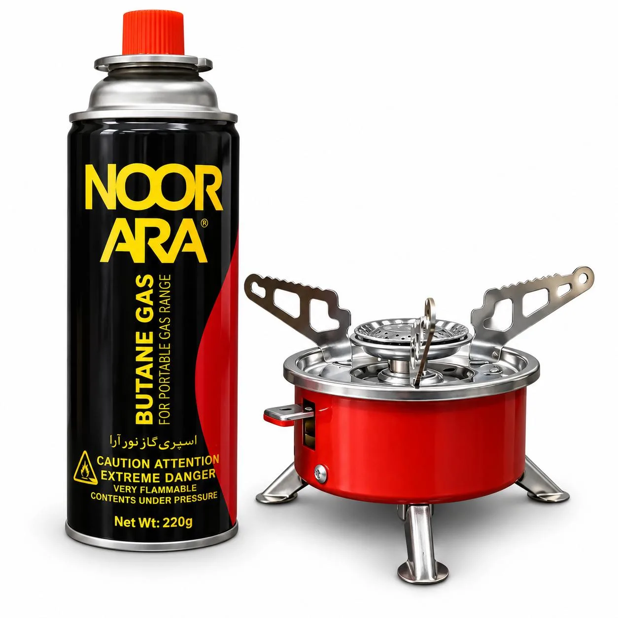 PORATABLE GAS STOVE  WITH BUTANE GAS