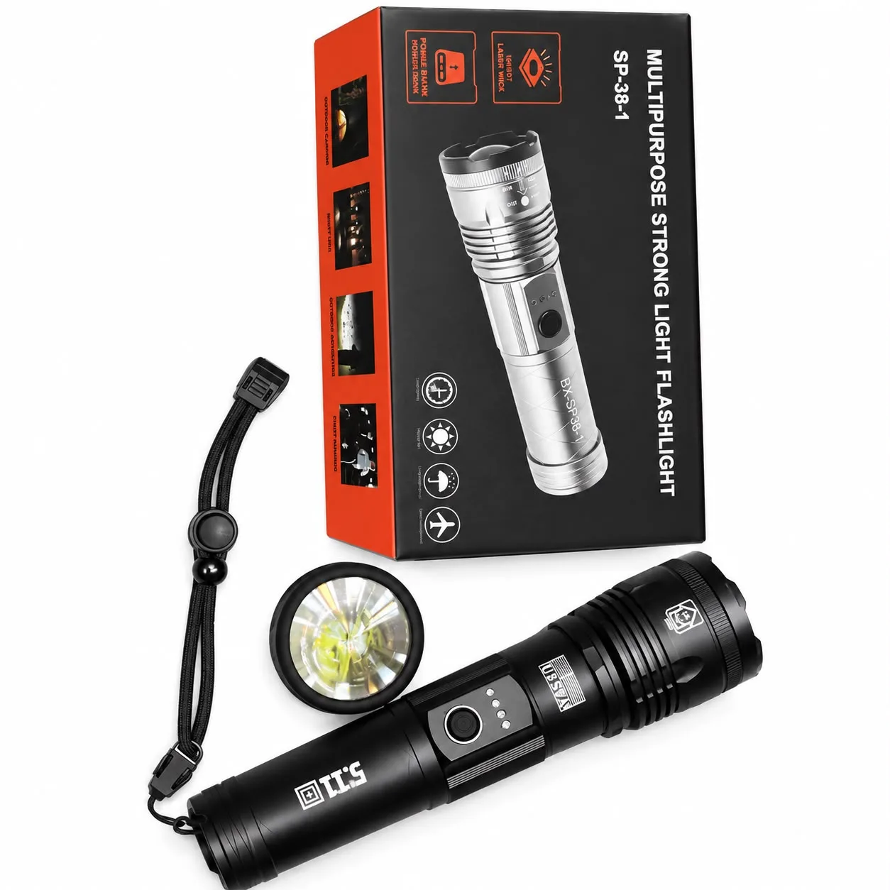 MULTIPURPOSE STRONG FLASHLIGHT 5.11 image 3